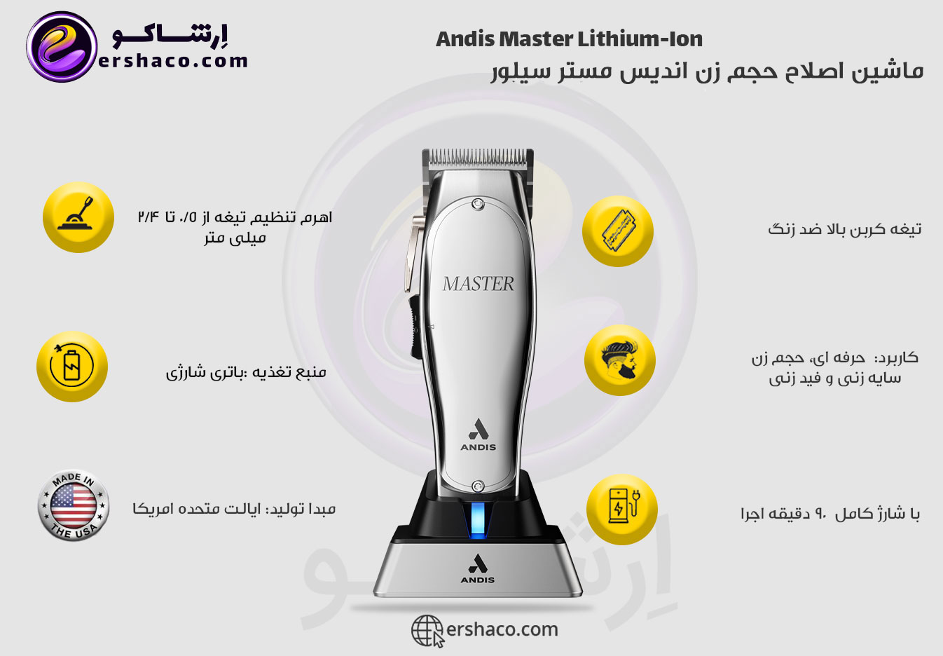 ماشین-اصلاح-سر-اندیس-کلیپر-مستر-سیلور-شارژی-لیتیوم-یون-Andis-Master-Cordless-Lithium-Ion-Clipper.jpg